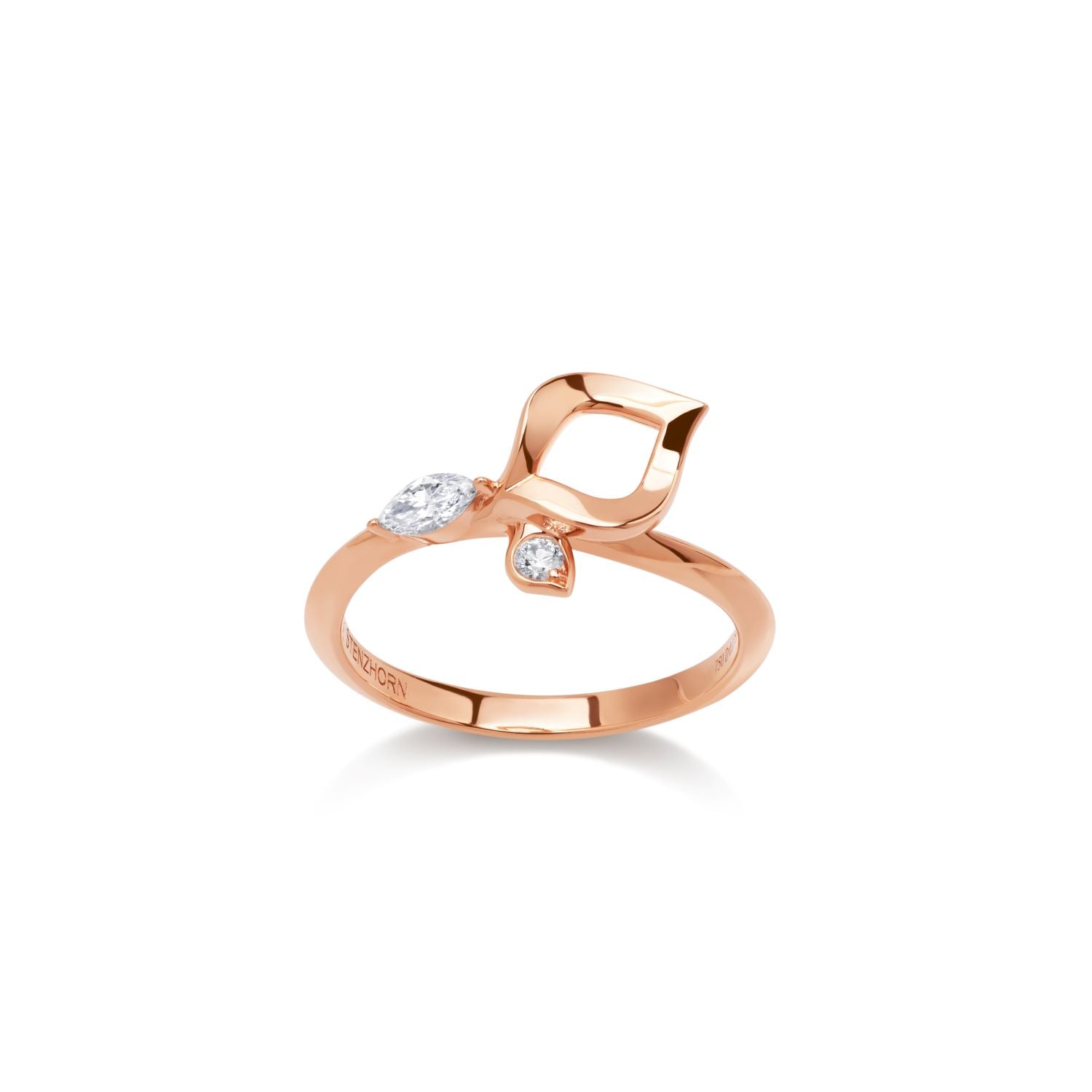 À FLEUR DE PARIS petite Ring aus Roségold